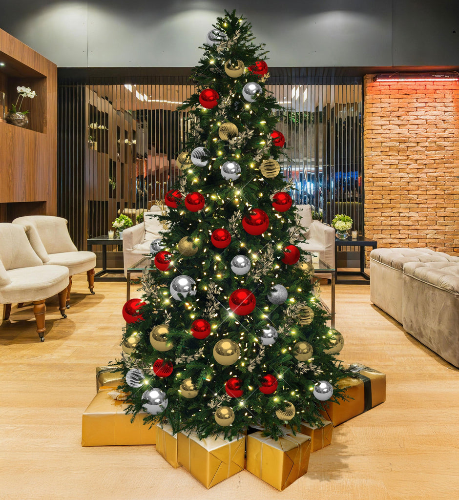 Pole Trees for Commercial Christmas Decor